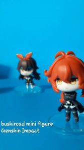 Genshin Impact 10cm Figurine 3 versions 6PCS/SET 6 Styles Klee Cartoon Character Anime PVC Figure