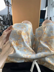 Quần Short in Họa Tiết Nhuộm Màu Cho Nam Mùa Hè Mỏng Quần Đi Biển Quần Dài Năm Điểm Phong Cách Đường Phố Mỹ Quần Dài Thường Ngày