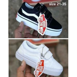 SEPATU VANS1 ANAK BABY PUTIH PEREKAT LAKI LAKI PEREMPUAN SEPATU SNEAKERS KIDS ANAK CASUAL TERLARIS