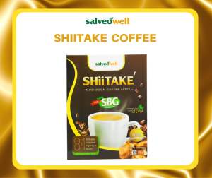 Salveo Barley Grass Coffee Shiitake Mushroom 10 Sachets