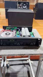 Padon dua saluran amplifier profesional peralatan audio luar Kelas H