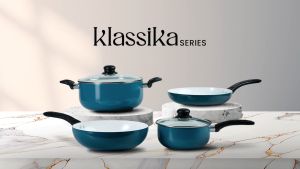 Numan Saucepan Panci Susu Anti Lengket 16 cm dengan Tutup Kaca Klassika Series