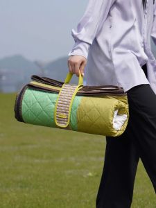 Thickened Portable Waterproof Foldable Picnic Mat Camping Outdoor Barbecue Spring Outing Lawn Mat Seven Grain Moisture Proof Pad
