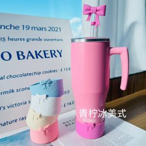 Dustproof Silicone Straw Stopper for Chefn Kiki Straw Cup Heat Resistant Butterfly Knot Water Cup Accessory Universal Appeal