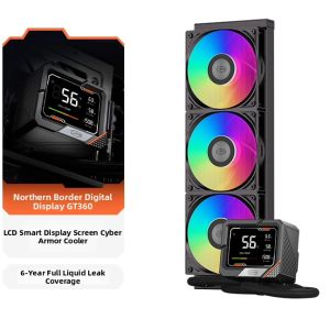 Pccooler | RGB Digital Display Water Cooler for Desktop PC CPU