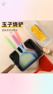 Silicone Kitchen Ware Egg Kitchen Spatula Scraper Pizza Cooking Tools Shovel