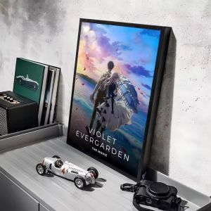Anime V Violet E Evergarden 5D DIY Full Round Diamond Painting Home Living Room Bedroom Aesthetic Bar Decoration Gift