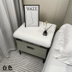 Tấm Trải Bàn Ngắn Nhung Phòng Ngủ Bàn Tay TV Bàn Trà Tấm Trải Bàn Ghế Sofa Đơn Giản Hiện Đại Màu Trơn Trung Quốc Đại Lục