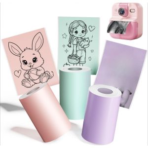 กระดาษเครื่องพิมพ์ความร้อนขนาดเล็ก สติกเกอร์ความร้อนสี และกระดาษความร้อนสีขาวสำหรับเครื่องพิมพ์ขนาดเล็ก