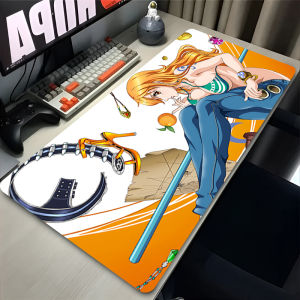 Bandai | Large Mouse Pad One Piece Nami Office Computer Desk Mat Table Keyboard Pad Office Laptop Carpet Pc Accessories Gaming Mousepad