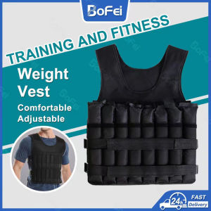 (Free Sand bags) Weighted Vest Adjustable For Workout Metal Sand or Sand filled Training Exercise