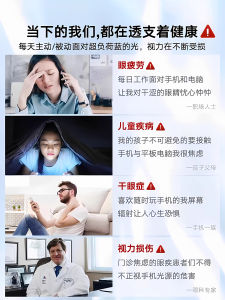 Fourth Generation AR Eye Protection Tempered Glass Film Full Screen No Border Privacy And Blue Light Protection for  16Promax 17 15 13