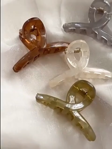 4.5cm Hair Clamp  Korean JellySmall  Hair Clip 2pcs  Hair Accessories