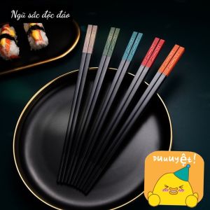 (SẴN HCM) Combo 5 đôi đũa ăn KIỂU NHẬT họa tiết CÁ NHẬT sang trọng - bền đẹp  - đũa ăn dụng cụ gắp đũa gắp kiểu Nhật
