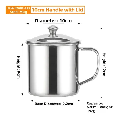 Mini Handleless 304 Stainless Steel Water Cup Baby Tea Cup 50ml Childrens Drinking Cup Toddler Water Cup Portable Handle