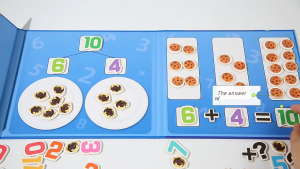 [SG STOCK] Magnetic Learning Puzzle Book Kids Alphabet ABC Letter Math Addition Subtraction Fraction Educational Toy