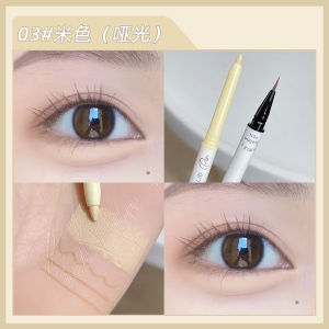 Pure Desire Little Cry Package Pink Double-Headed Waterproof Long-Lasting Tea Brown Shadow Pen+Highlighting Beginner-Friendly