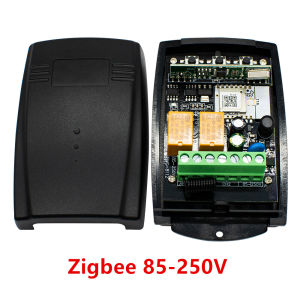 Bộ Điều Khiển Cửa Gara Thông Minh Zigbee WiFi Tuya Bộ Thu 433MHz Công Tắc Điều Khiển Đa Năng 2 Kênh Với Mã Lăn Cố Định Tương Thích Đa Thương Hiệu