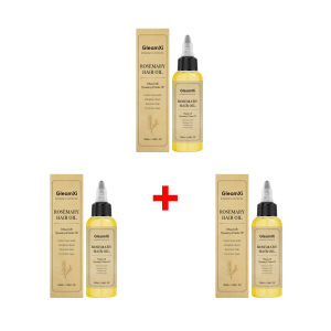 Rosemary Castor Hair Oil Strengthens Roots and Nourish Scalp Anti Hair Loss Reduce Breakage Voluminous Soft Hair Care