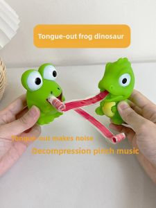 Defasilk | Squeaky Frog & Dinosaur Stress Relief Toy