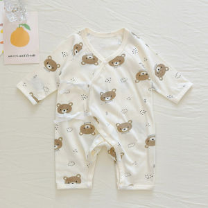 เสื้อเชิ้ตผ้าฝ้ายผีเสื้อบริสุทธิ์สําหรับเด็กชายและเด็กหญิงทารกแรกเกิดสไตล์ลําลองแขนยาวเหมาะสําหรับฤดูใบไม้ร่วงฤดูใบไม้ผลิเหมาะสําหรับแจ๊กเก็ต