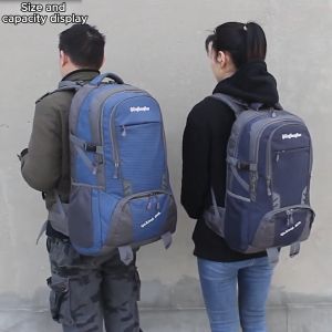 ISLAND ELEPHA Hiking Backpacks Large Capacity 80L Laptop Backpack Mountaineering Multifunctional Backpack Camping Travel Bag