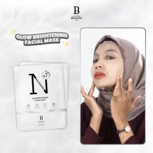 [ORIGINAL+BPOM] READY STOCK BUNDLE HEMAT Premiere Beaute Glow Brightening Essense Facial mask Face Mask 25ml Murah banget Sheet mask masker Perawatan Semua Jenis Kulit Pemutihan Putih Glowing Cerah