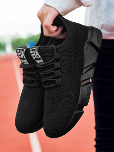 Black Dancing Shoes for Teachers Sneaker Ghostwalk Breathable Dancing Shoes Dance Shoes Womens Shoes Mens Soft Bottom Square Mesh
