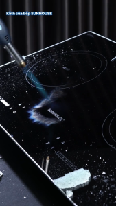 Bếp Đôi Điện Từ SUNHOUSE SHB81032-EC mặt kính cao cấp chịu lực chịu nhiệt tốt - Làm nóng nhanh Tiết kiệm điện - Bảo hành 36 tháng - Hàng Chính Hãng