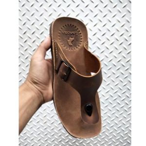 Sendal Jepit Carvil Pria Kulit Sapi