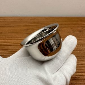 Thick Hand Feel Mini Solid 304 Stainless Steel Tea Cup White Wine Cup Hard Liquor Cup Anti Drop Drinking Utensils Hard Liquor Bowl