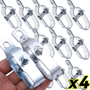 1/4PCS Steel Wire Tightener Heavy Duty Inline Cable Steel Rope Tensioner Tool Iron Clip Lock Fence Tensioner for Greenhouse Farm