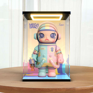 MOLLY Honey 400% Macau Limited Edition High Definition Acrylic Storage Box round Shape Collectible Figurines Organizer Box