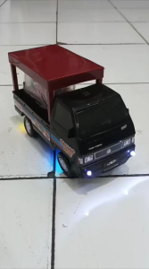 Mainan Anak Mobil Bak pickup Mini Pick Up Losbak Black Lampu Dan Musik Telolet basuri tahu bulat oleng mini