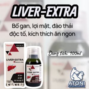 [Lọ 100ml] LIVER-EXTRA Dung dịch cho uống Giải Độc Và Bảo Vệ Gan Thận Cho Vật Nuôi