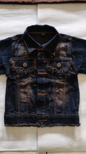 Jaket Jeans Anak Jaket Denim Anak Perempuan Cewek Cewe Bio Think Choco Rawis Usia 1 2 3 4 5 6 7 8 Tahun