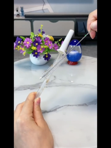 แปลงล้างหลอด แปลงล้างจุกนม แปลงล้างล้างขวดนม สามารถดัดงอได้ตามต้องการ สินค้าพร้อมส่ง