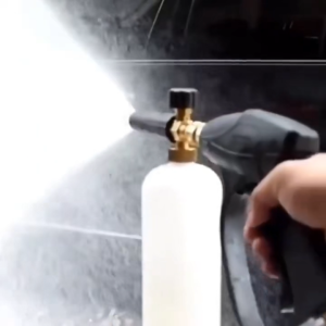 Bộ súng xịt rửa xe + bình bọt tuyết 5 đầu phun áp lực cao dùng máy rửa xe mini & gia đình gọn nhẹ tiện lợi