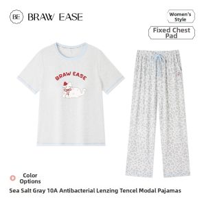 BE | Breathable Modal Cotton Pajama Set with Padding