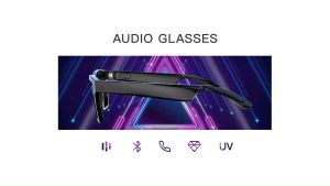 Smart audio Glasses Bluetooth 5.0 Sunglasses Built-in Mic & Speaker Headphone Glasses MP3 Waterproof
