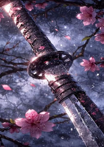500/1000/1200/2000PCS Jigsaw Puzzle Japanese Anime Sakura Samurai Sword Art For Adults Great Weekend Relaxation And Family Fun