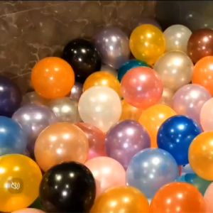 ลูกโป่ง 10 นิ้ว สีชัด สีสวย จัดงานปาร์ตี้วันเกิด HBD แต่งงาน สีสันสดใส