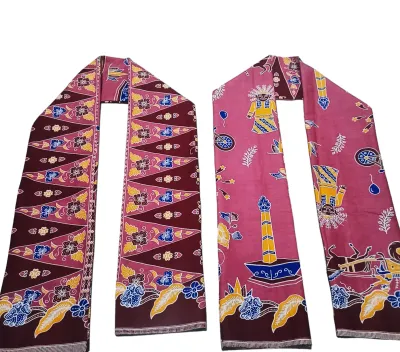 Cukin Syal atau Selempang Kain Batik Ondel ondel Betawi [SATUAN]