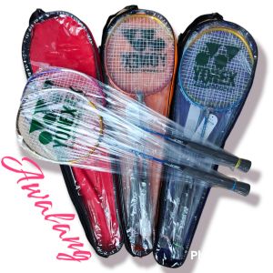 raket bulutangkis anak murah isi 2 raket bonus tas