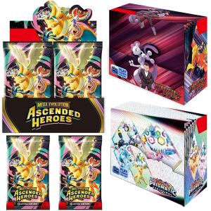 Takara Tomy | HOT Pokemon Card Ascended Heroes Prismatic Booster Card 151 Evolutions English Edition Trading Collection Battle Game Carte