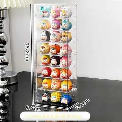 Hộp Đựng Đa Lớp Trong Suốt Chống Bụi