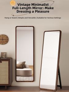 Full-length Standing Mirror Wall-mountable For Home Closet Shop And Bedroom