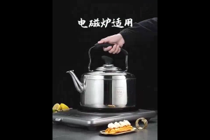 304 Stainless Steel Whistle Kettle (Food Grade) - Electric & Gas Stove Compatible 7L Large Size Fast Boiling Water Jug Anti-Scald Handle