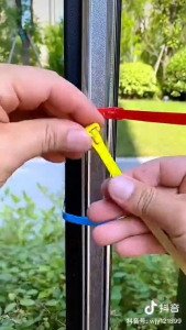 100Pcs/Bag 200*5mm releasable and reusable self-locking colored cable ties  Industrial cable tie