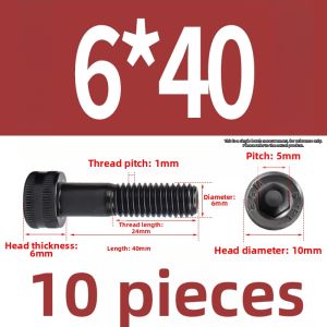 BAIRUITE | Internal Hex High Strength Grade 14.9 Extended Dome Head Bolt Screws